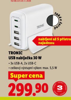 TRONIC USB NAB�JE�KA