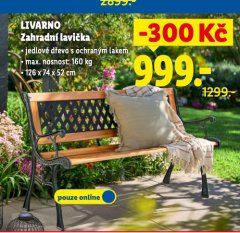 ZAHRADNÍ LAVIČKA