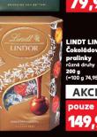LINDT LINDOR �OKOL�DOV� PRALINKY