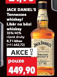 JACK DANIEL'S LIKÉR NA BÁZI WHISKY