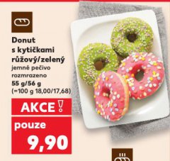 DONUT S KYTIČKAMI RŮŽOVÝ