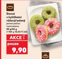 DONUT S KYTIČKAMI ZELENÝ