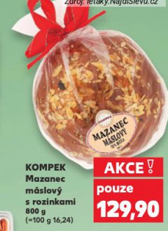 KOMPEK MAZANEC M�SLOV� S ROZINKAMI