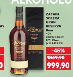 ZACAPA SOLERA GRAN RESERVA