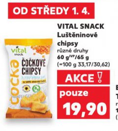 VITAL SNACK LU�T�NINOV� CHIPSY