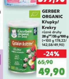 GERBER ORGANIC KREKRY