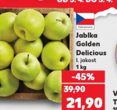 JABLKA GOLDEN DELICIOUS