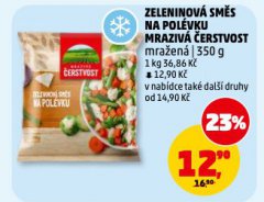 ZELENINOV� SM�S NA POL�VKU MRAZIV� �ERSTVOST