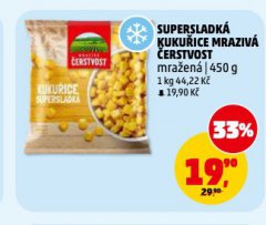 SUPERSLADKÁ KUKUŘICE MRAZIVÁ ČERSTVOST