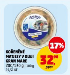 KO�EN�N� MATJESY V OLEJI GRAN MARE