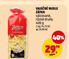 Z�TKA VAJE�N� NUDLE