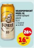 PIVO VELKOPOPOVICKÝ KOZEL
