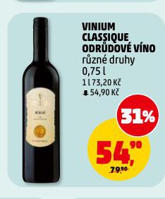 VINIUM CLASSIQUE ODR�DOV� V�NO
