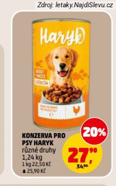 HARYK KONZERVA PRO PSY