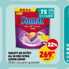 SOMAT TABLETY DO MY�KY