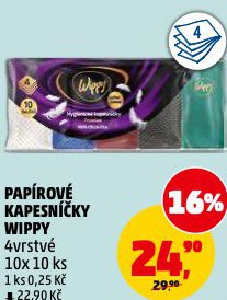 WIPPY PAP�ROV� KAPESN��KY