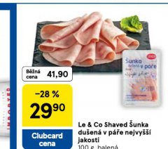 LE & CO DUŠENÁ ŠUNKA V PÁŘE