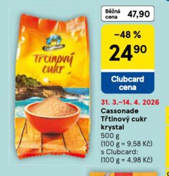 CASSONADE TŘTINOVÝ CUKR