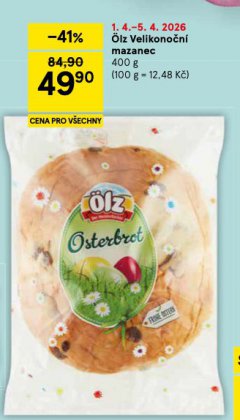 ÖLZ VELIKONOČNÍ MAZANEC