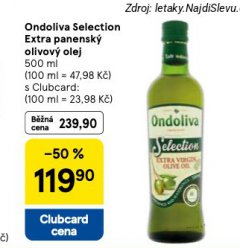 ONDOLIVA SELECTION EXTRA PANENSKÝ OLIVOVÝ OLEJ