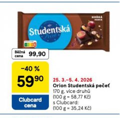 ORION STUDENTSKÁ PEČEŤ