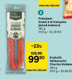 VELIKONOČNÍ CHORIZO KLOBÁSA