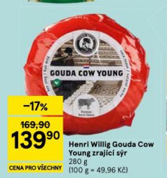 HENRI WILLIG GOUDA COW YOUNG