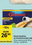 GIANA SARDINKY VE SLUNE�NICOV�M OLEJI
