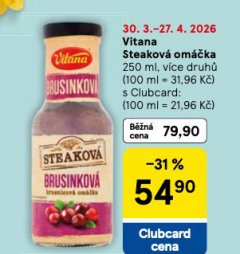 VITANA STEAKOVÁ OMÁČKA