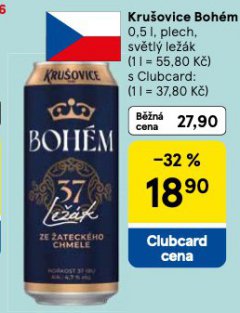 PIVO KRU�OVICE BOH�M