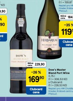 DOW'S MASTER BLEND PORT WINE