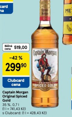 CAPTAIN MORGAN SPICED GOLD