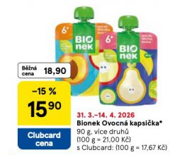 BIONEK OVOCN� KAPSI�KA