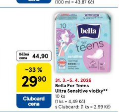 VLO�KY BELLA FOR TEENS