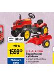ŠLAPACÍ TRAKTOR S PŘÍVĚSEM
