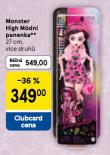 MONSTER HIGH MÓDNÍ PANENKA
