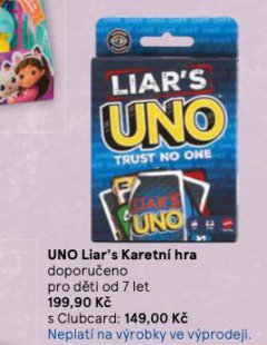 UNO LIAR'S KARETN� HRA