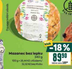 MAZANEC BEZ LEPKU