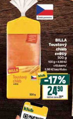BILLA TOUSTOV� CHL�B