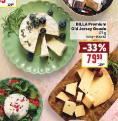 BILLA PREMIUM OLD JERSEY GOUDA