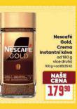 NESCAF� GOLD, CREMA INSTANTN� K�VA