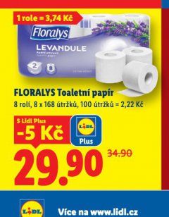FLORALYS TOALETN� PAP�R