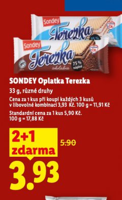 SONDEY OPLATKA TEREZKA