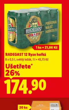 PIVO RADEGAST RYZE HO�K� 12