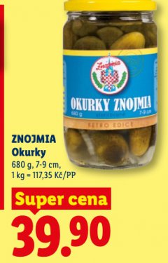 ZNOJMIA OKURKY