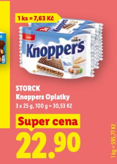 STORCK KNOPPERS OPLATKY