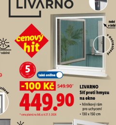 LIVARNO S�� PROTI HMYZU NA OKNO