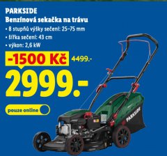 PARKSIDE BENZ�NOV� SEKA�KA NA TR�VU