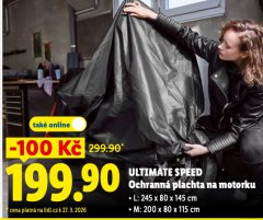 OCHRANN� PLACHTA NA MOTORKU