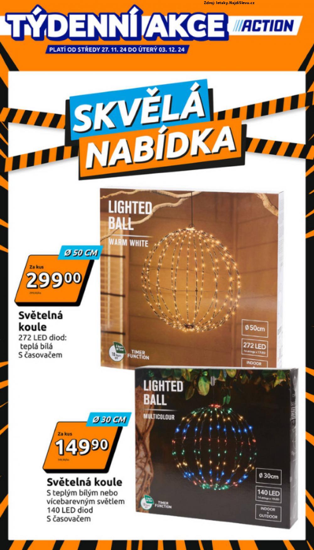 Strana 1 - leták Action (27. 11. - 3. 12. 2024)